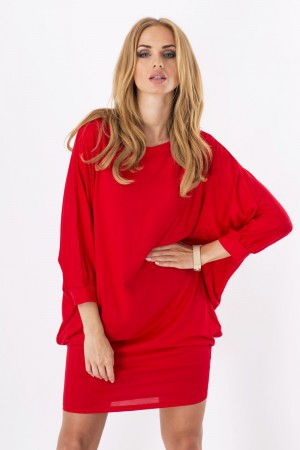 Women's Mini Dress Red-M