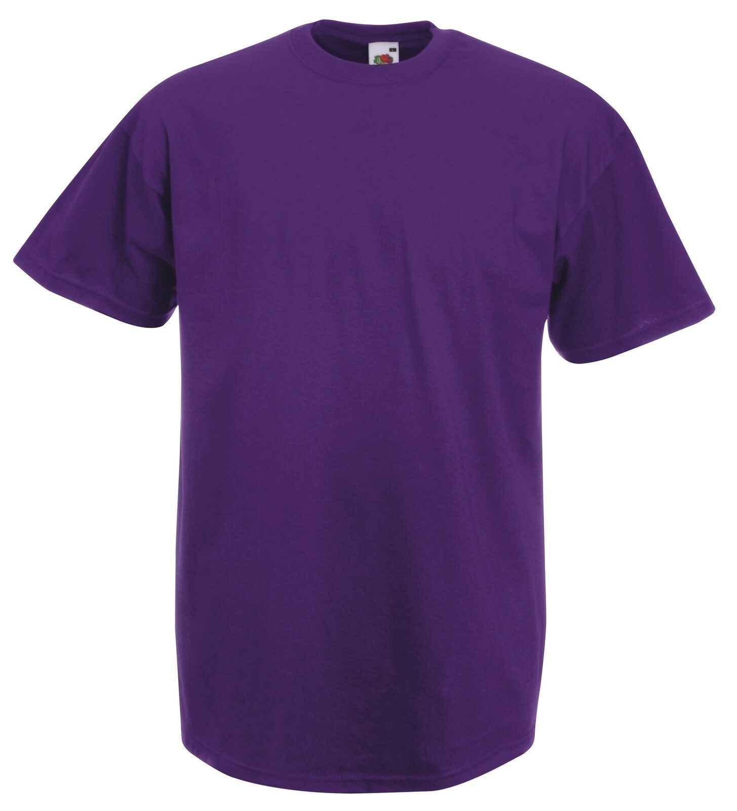 Cotton Tee T-Shirt Purple-XXL