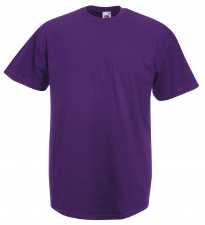 Cotton Tee T-Shirt Purple-XXL